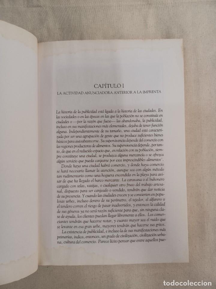 Libros de segunda mano: EGUIZ&Aacute;BAL MAZA, RA&Uacute;L. HISTORIA DE LA PUBLICIDAD - Foto 5