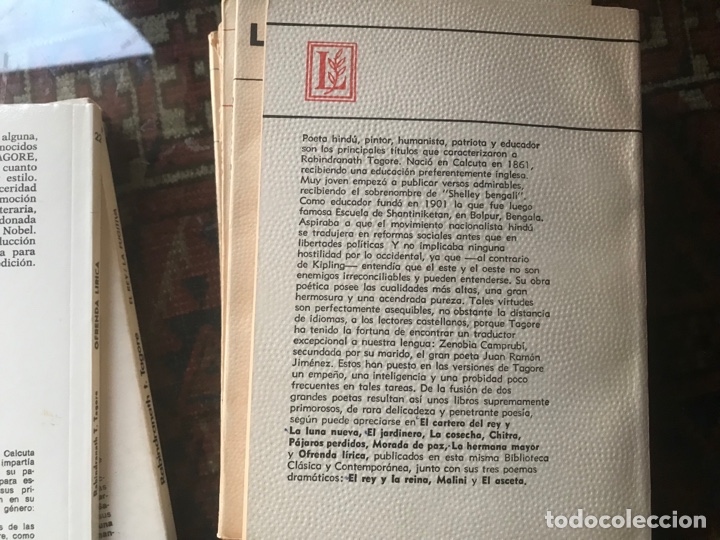 Libros de segunda mano: Rabindranath Tagore. Ocho libros. Losada - Foto 7