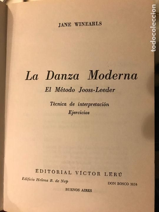 Libros de segunda mano: La danza moderna. Jane Winearls. - Foto 3