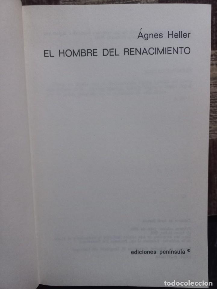 Libros de segunda mano: &Aacute;gnes Heller - El Hombre del Renacimiento - 1980 - Foto 3