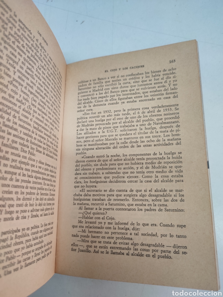 Libros de segunda mano: Los topos Jes&uacute;s Torbado Leguineche - Foto 2