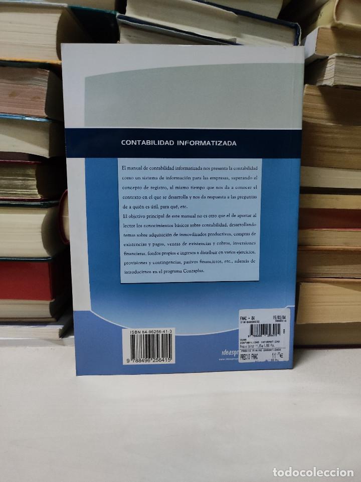 Libros de segunda mano: CONTABILIDAD INFORMATIZADA MANUAL PR&Aacute;CTICO DE PROCEDIMIENTOS - Foto 2