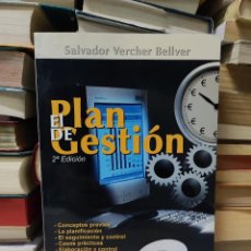 Libros de segunda mano: EL PLAN DE GESTIÓN SALVADOR VERCHER BELLVER