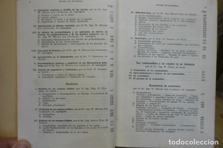 Libros de segunda mano: MANUAL DEL CONSTRUCTOR DE M&Aacute;QUINAS, DE H. DUBELL. DOS TOMOS. COMPLETO. EDITORIAL LABOR 1952. ILUSTRA - Foto 9