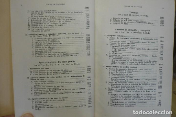 Libros de segunda mano: MANUAL DEL CONSTRUCTOR DE M&Aacute;QUINAS, DE H. DUBELL. DOS TOMOS. COMPLETO. EDITORIAL LABOR 1952. ILUSTRA - Foto 23
