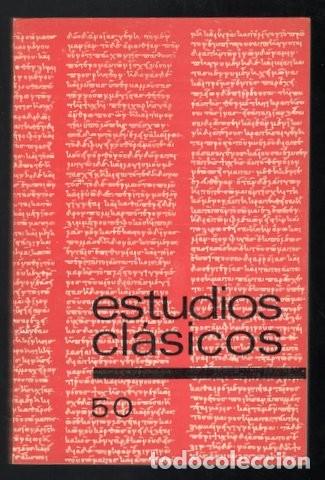 Libros de segunda mano: ESTUDIOS CLASICOS 50 (traducci&oacute;n de las lenguas cl&aacute;sicas al espa&ntilde;ol, estudios de Mitolog&iacute;a, etc.)