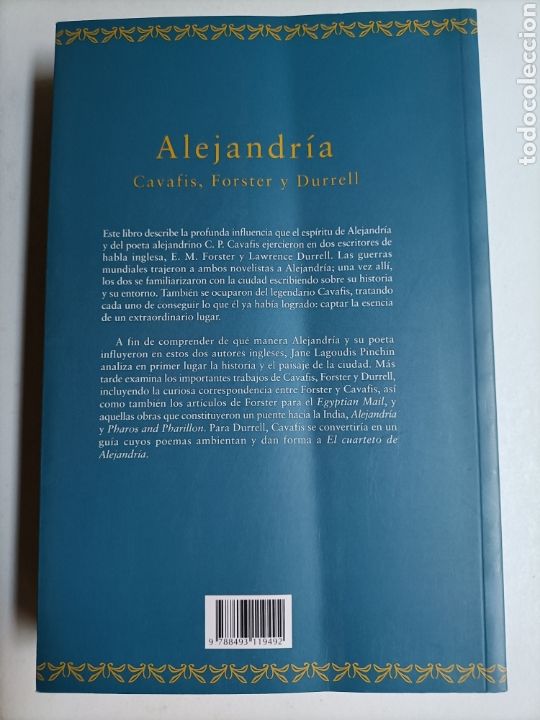 Libros de segunda mano: Alejandr&iacute;a. Cavafis. Forster y Durrell - Foto 5