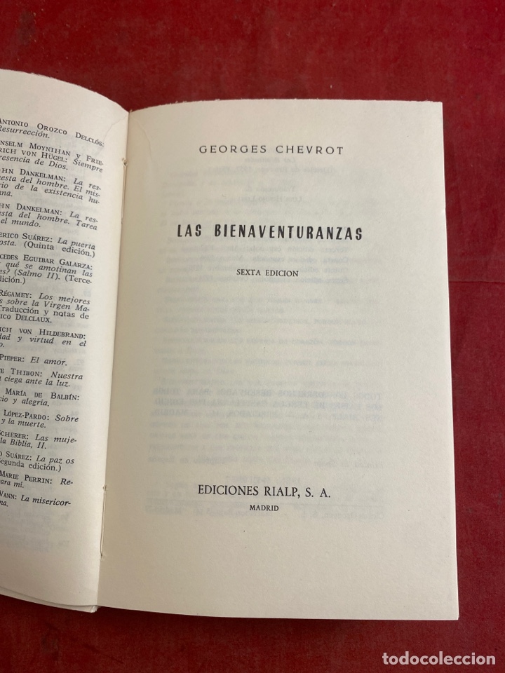 Libros de segunda mano: LAS BIENAVENTURANZAS - Foto 2
