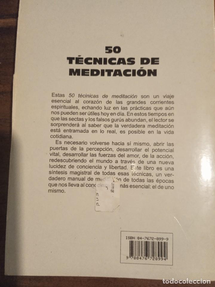 Libros de segunda mano: 50 T&Eacute;CNICAS DE MEDITACI&Oacute;N - MARC DE SMEDT - Foto 2