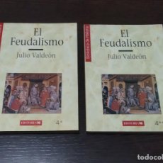 Libros de segunda mano: EL FEUDALISMO DE JULIO VALDEÓN. HISTORIA 16 BIBLIOTECA DE HISTORIA Nº 4.. Lote 360452470