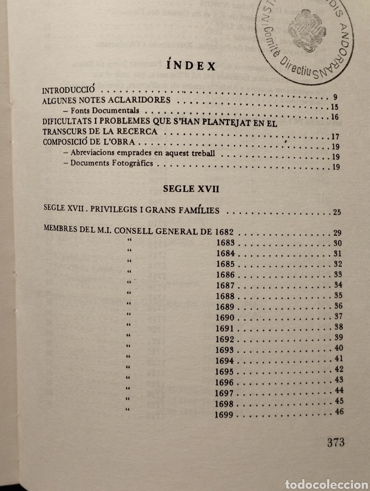 Libros de segunda mano: EL CONSELL GENERAL 1682-1979 - ANDORRA - 1980 - Foto 2