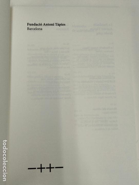 Libros de segunda mano: L-5167. FUNDACIO ANTONI TAPIES. - Foto 4