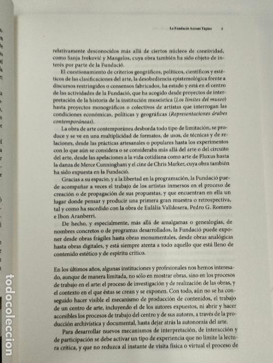 Libros de segunda mano: L-5167. FUNDACIO ANTONI TAPIES. - Foto 6