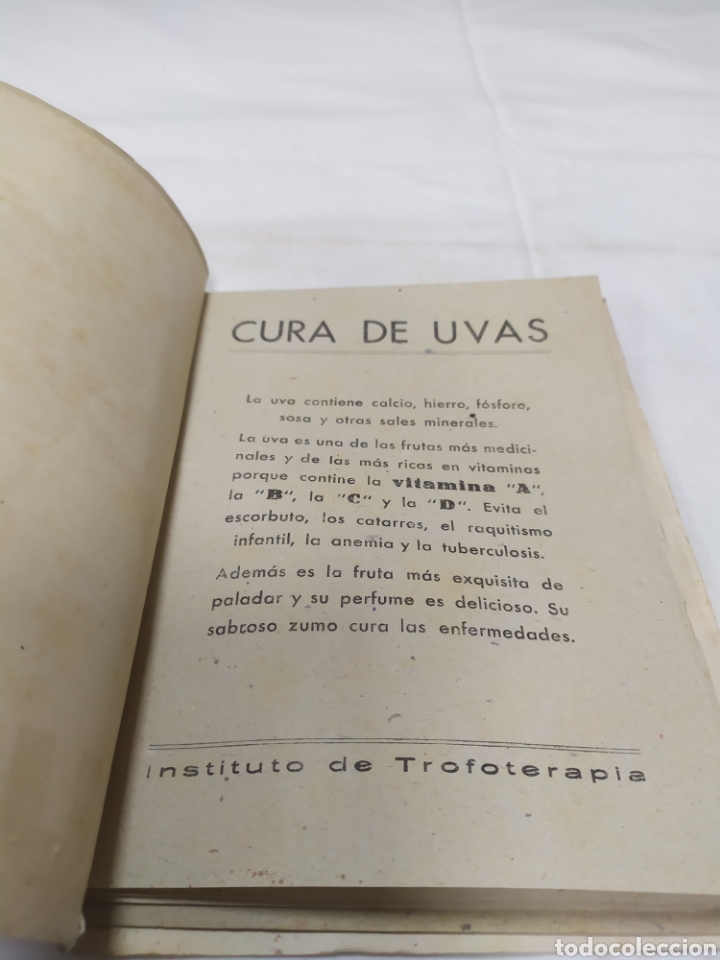 Libros de segunda mano: Cura de uvas, Prof. N. Capo, - Foto 3