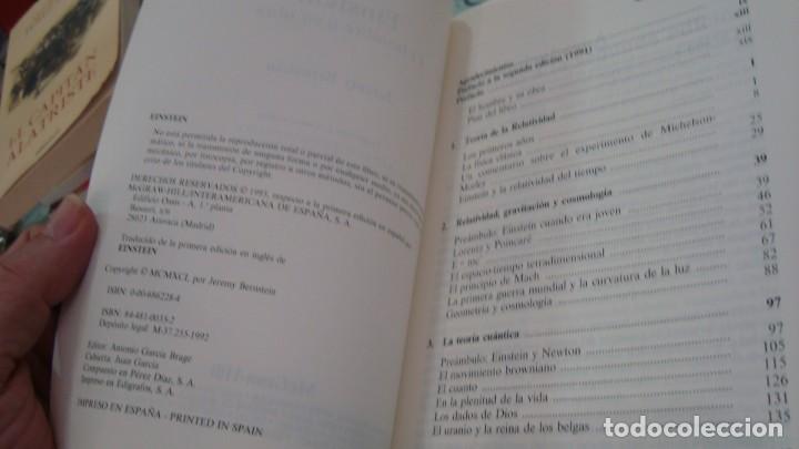 Libros de segunda mano: Bernstein, Jeremy: Einstein. El hombre y su obra (McGraw Hill) - Foto 4