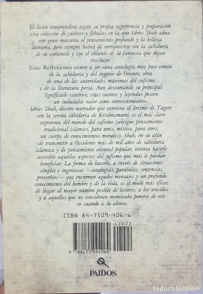 Libros de segunda mano: Reflexiones - Idries Shah - Paidos Orientalia - 1993 - Foto 2