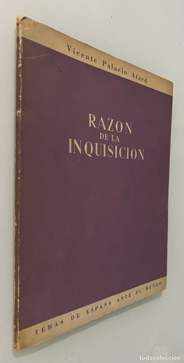Libros de segunda mano: Raz&oacute;n de la Inquisici&oacute;n - PALACIO ATARD, Vicente - Foto 2