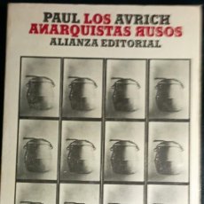 Libros de segunda mano: PAUL AUVRICH - LOS ANARQUISTAS RUSOS. Lote 360911740