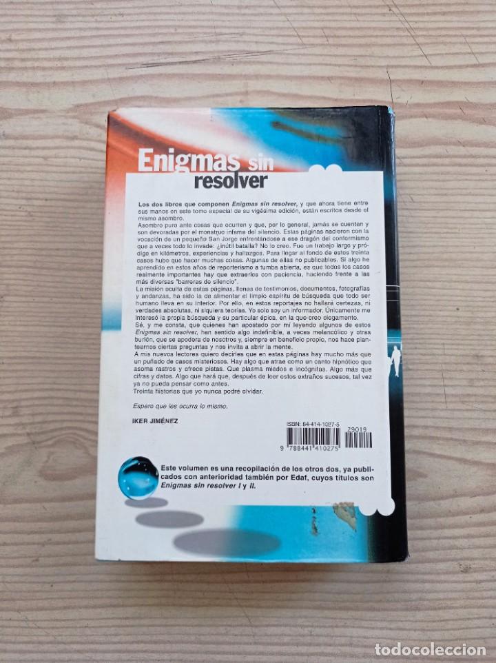 Libros de segunda mano: Enigmas Sin Resolver - Iker Jimenez - 2003 - EDAF - Foto 4