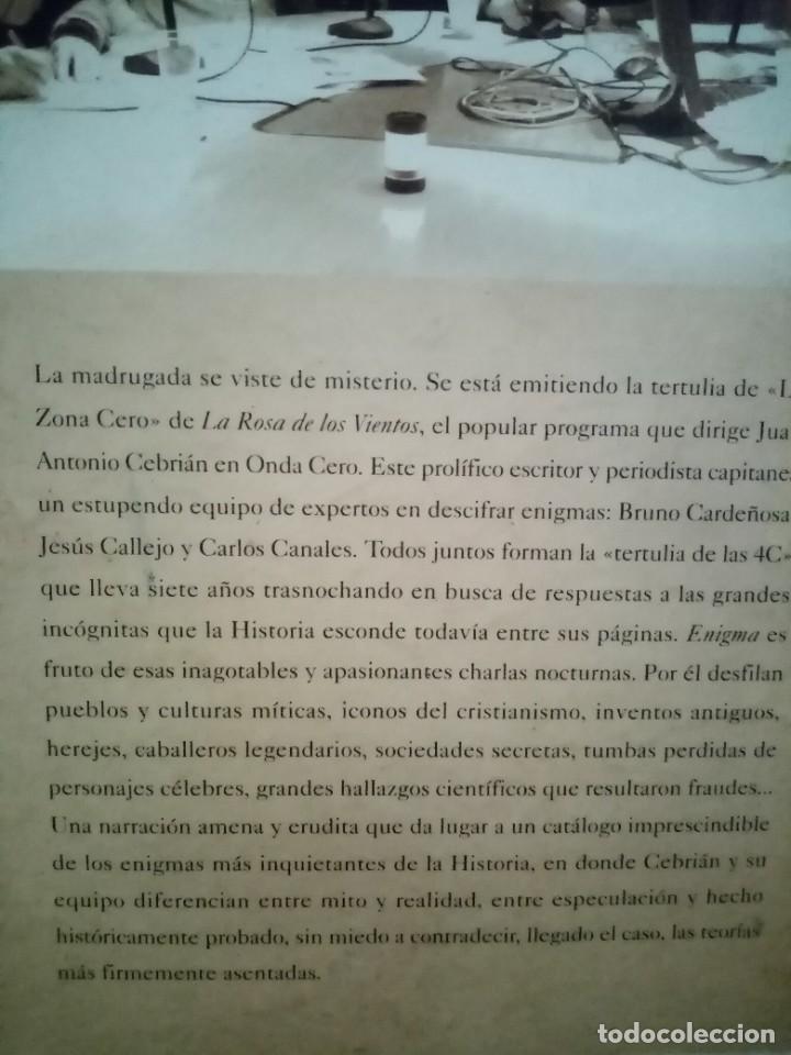 Libros de segunda mano: ENIGMA Juan Antonio Cebrian - Foto 4