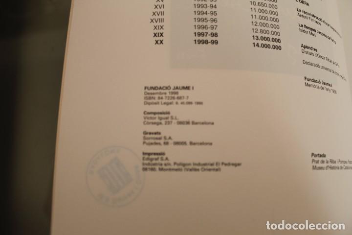 Libros de segunda mano: POMPEU FABRA FUNDACIO JAUME I 1998 - Foto 3