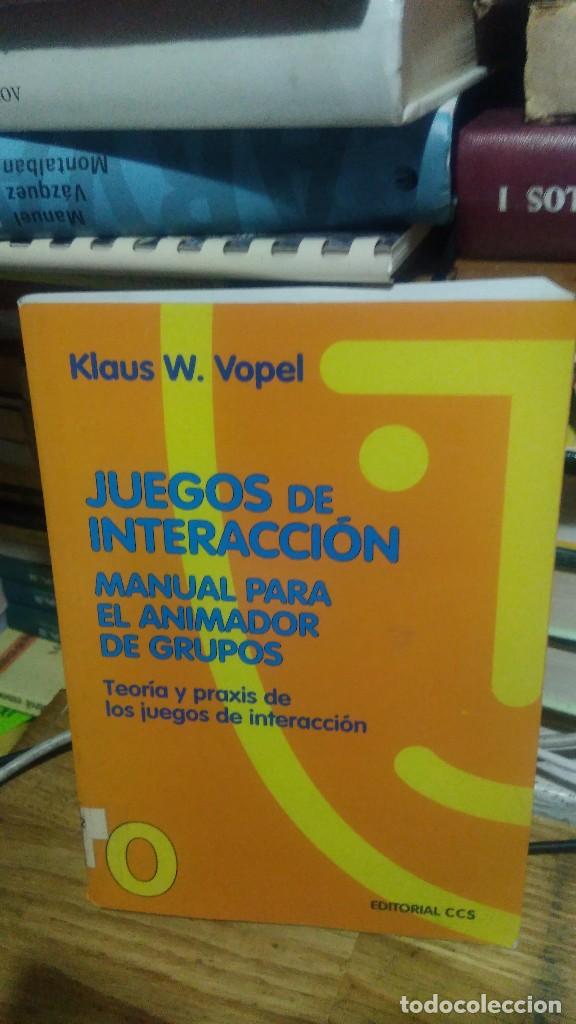 Libros de segunda mano: JUEGOS DE INTERACCI&Oacute;N, KLAUS W. VOPEL, ED. CCS - Foto 1