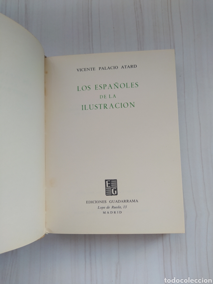 Libros de segunda mano: PALACIO ATARD, Vicente. Los espa&ntilde;oles de la Ilustraci&oacute;n. - Foto 2