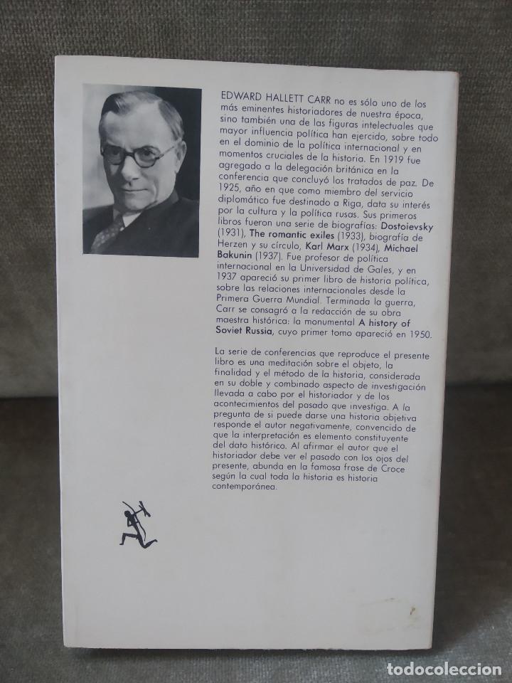 Libros de segunda mano: E. H. CARR - &iquest;QU&Eacute; ES LA HISTORIA? - SEIX BARRAL, 1979 - - Foto 3