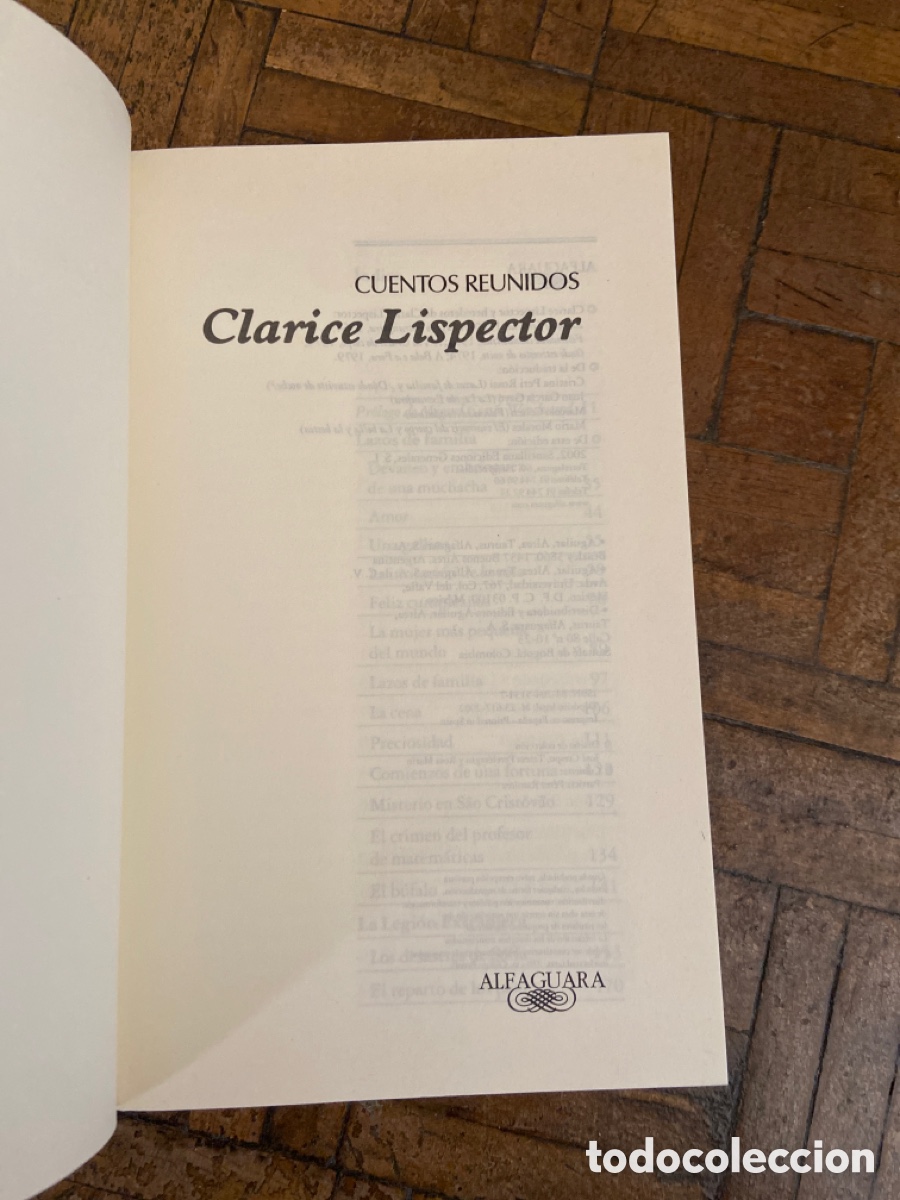 Libros de segunda mano: Clarice Lispector - Cuentos reunidos - Alfaguara (2002) - Foto 3