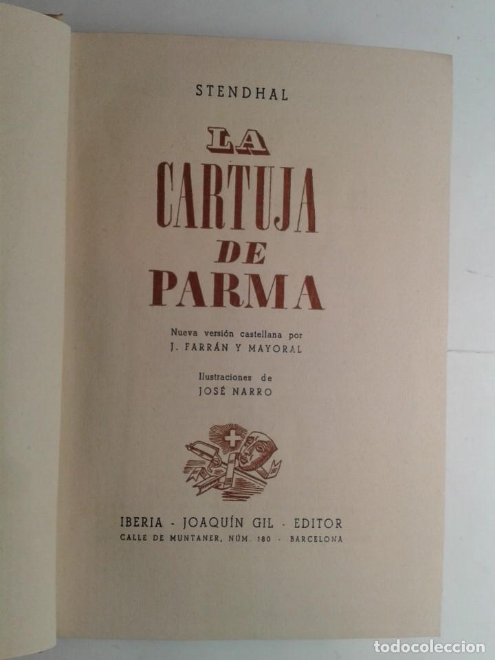 Libros de segunda mano: LA CARTUJA DE PARMA ILUSTRADO 1941 STENDHAL - Foto 2