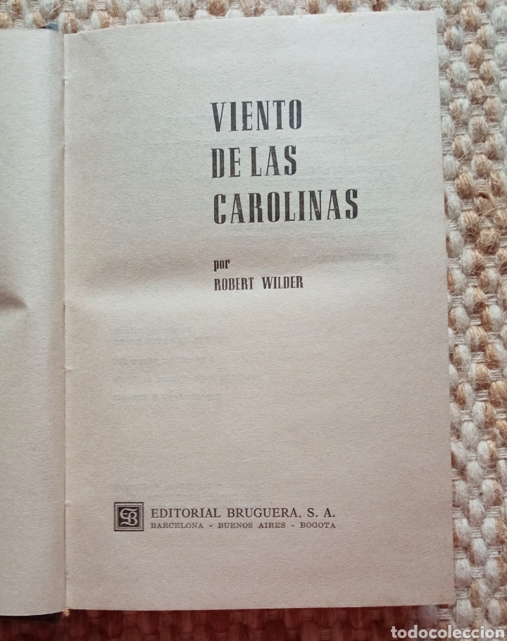 Libros de segunda mano: Viento de las Carolinas. Robert Wilder - Foto 4