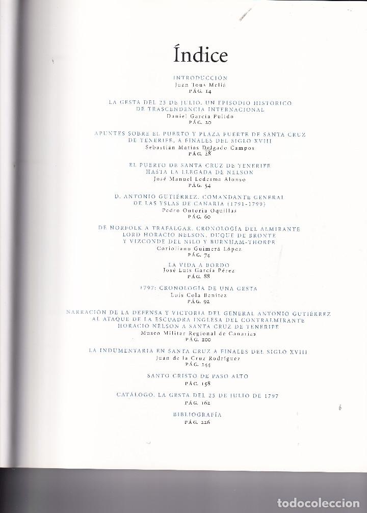 Libros de segunda mano: LA GESTA DEL 25 DE JULIO DE 1797 TENERIFE - Foto 4