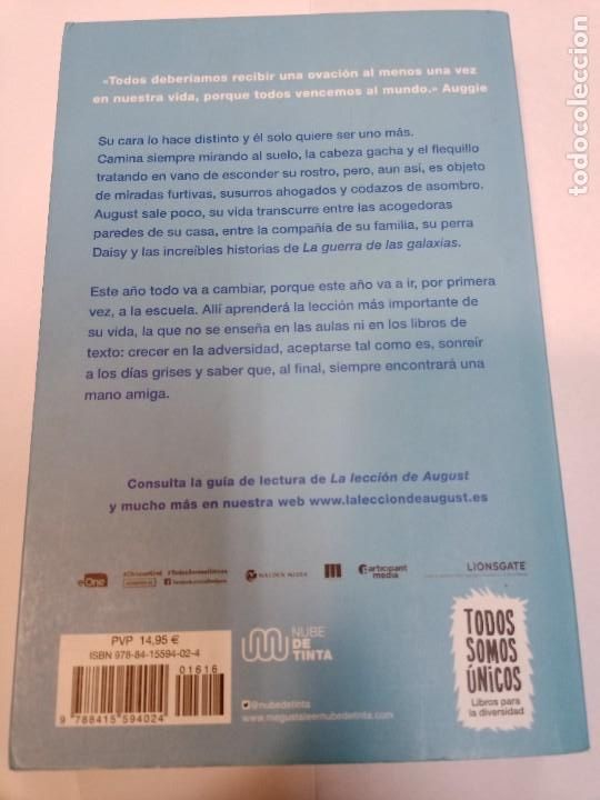Libros de segunda mano: R.J. PALACIO Wonder SA10821 - Foto 2