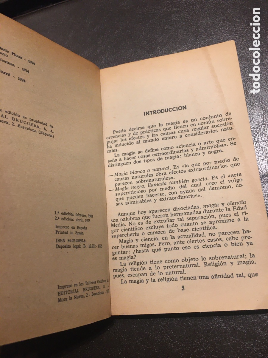 Libros de segunda mano: La Magia blanca - Jean Marie Ploux - Foto 3