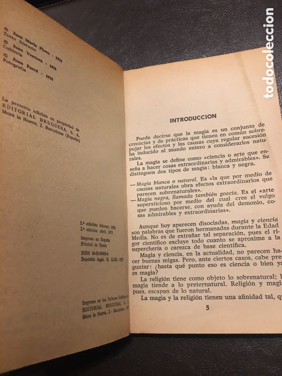 Libros de segunda mano: La Magia blanca - Jean Marie Ploux - Foto 4
