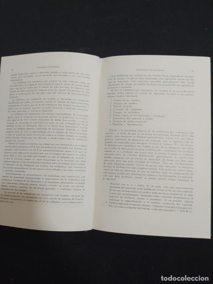 Libros de segunda mano: SOLDADURA AUTOMATICA. ROLT HAMMOND. ED. URMO. 1&ordf; EDICION. 1976. - Foto 3