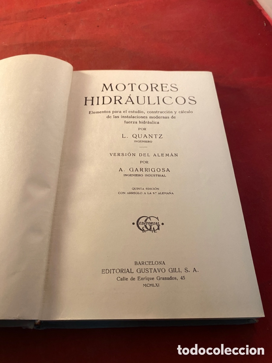 Libros de segunda mano: MOTORES HIDR&Aacute;ULICOS - Foto 3