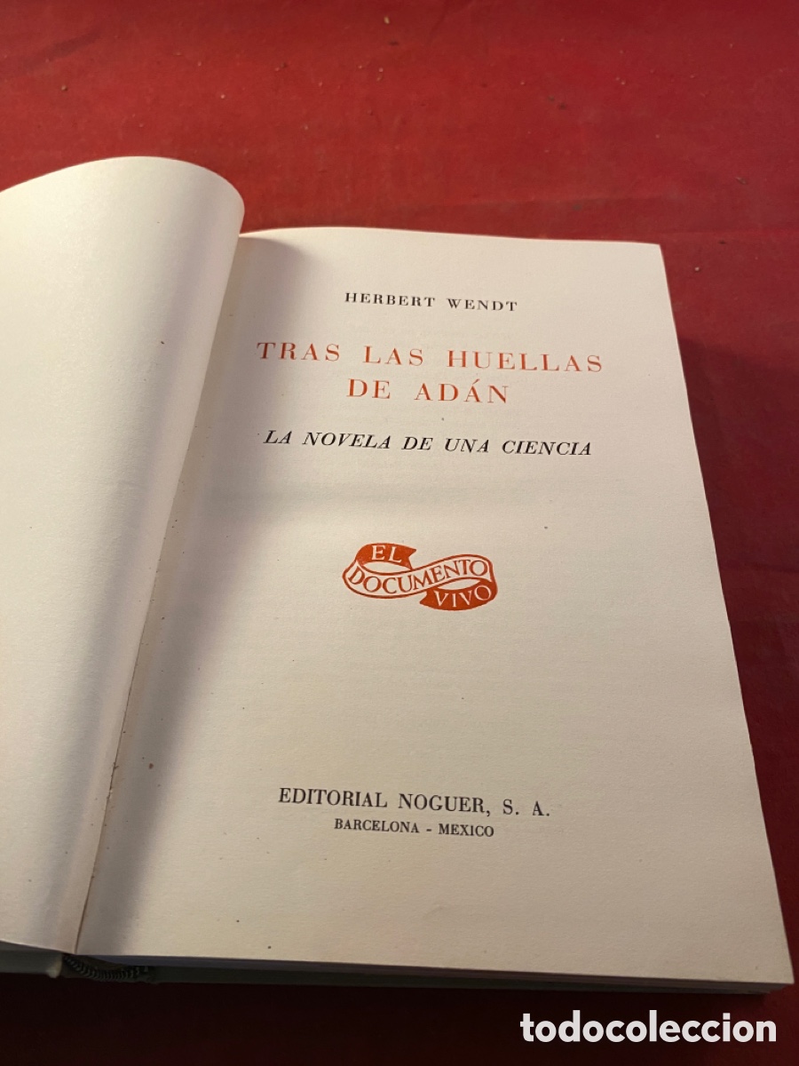 Libros de segunda mano: Tras las huellas de Ad&aacute;n - Foto 2