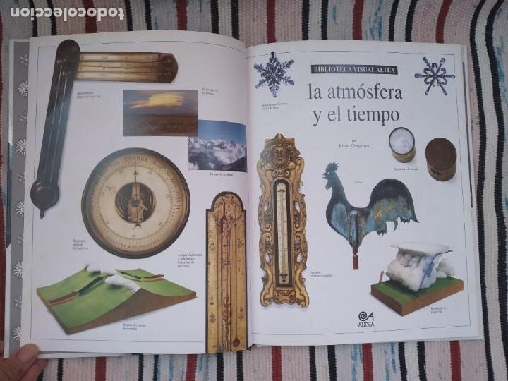 Libros de segunda mano: LA ATM&Oacute;SFERA Y EL TIEMPO - BIBLIOTECA VISUAL ALTEA - - Foto 2