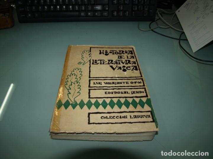 Libros de segunda mano: Historia de la literatura vasca,Luis Villasante - Foto 1