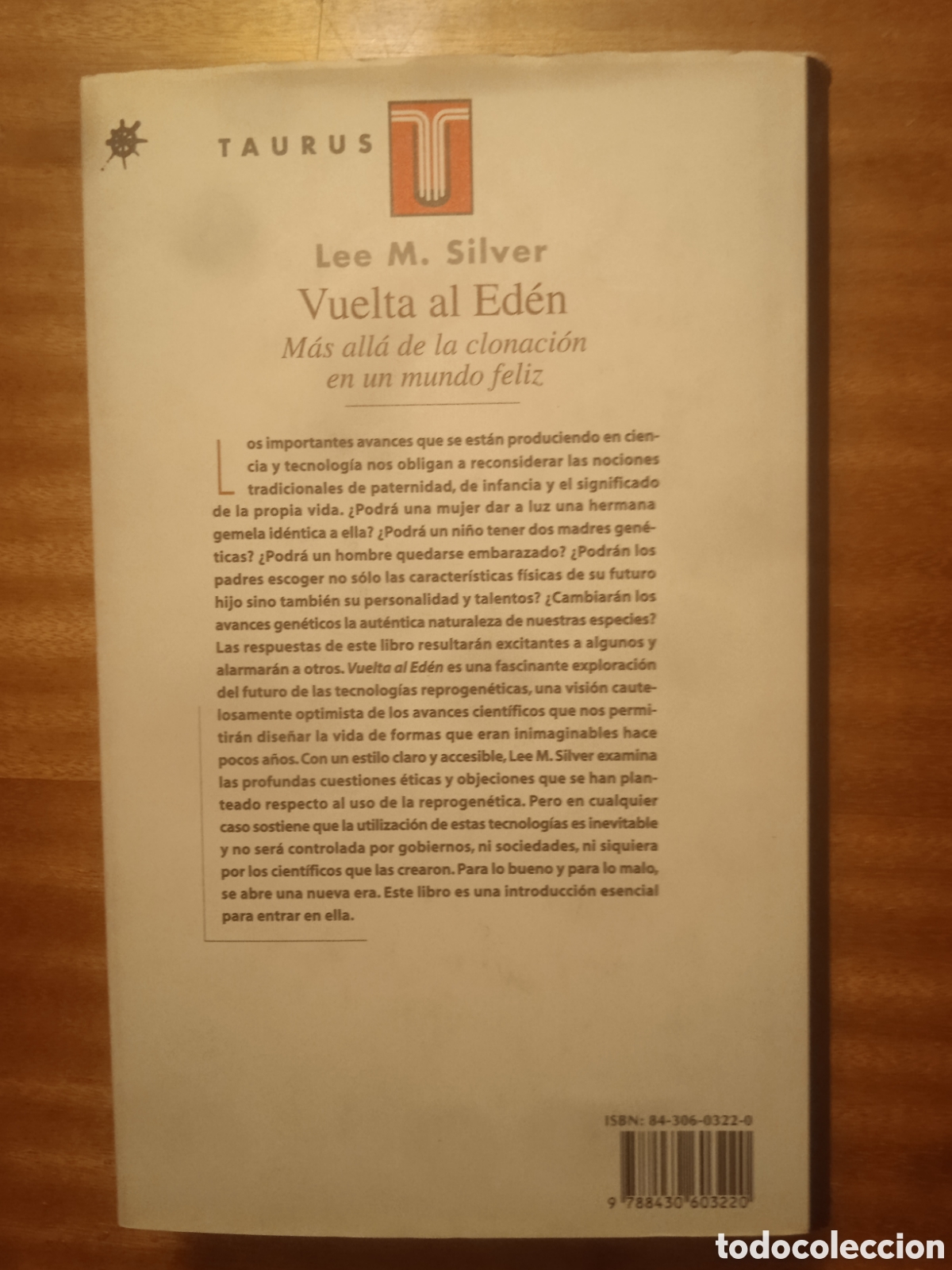 Libros de segunda mano: Vuelta al ed&eacute;n Lee M Silver - Foto 2