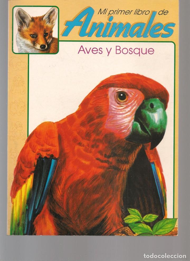 Libros de segunda mano: MI PRIMER LIBRO DE ANIMALES. AVES Y BOSQUE. ALCOEXPORT. (P/C50) - Foto 1