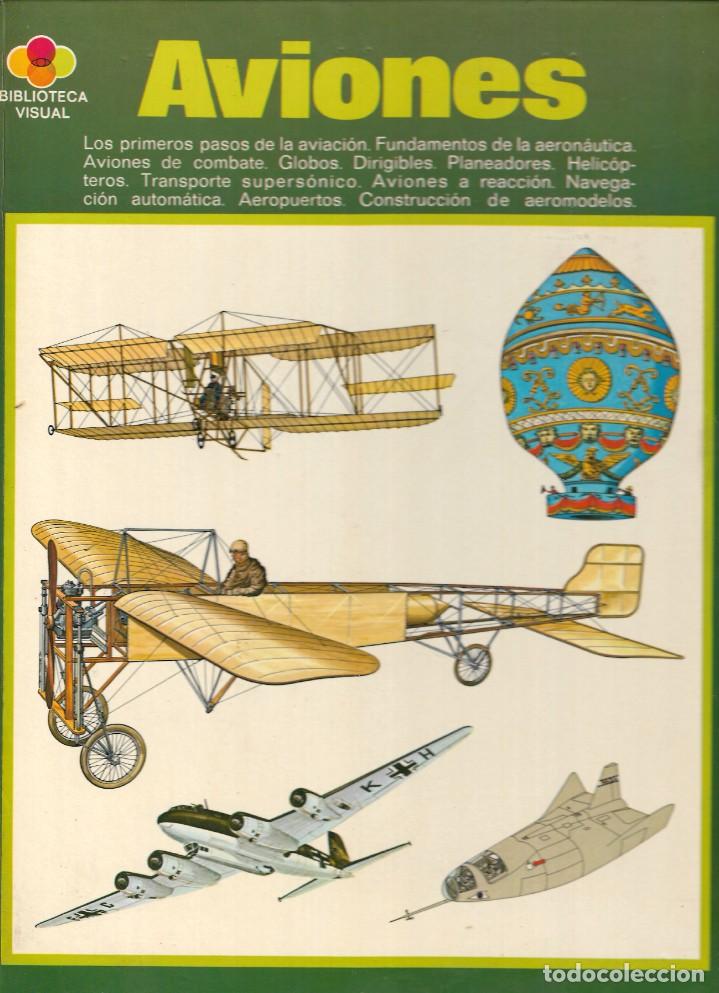 Libros de segunda mano: AVIONES - BIBLIOTECA VISUAL - EDT. SANTILLANA, 1 &ordf; ED. 1972. - Foto 1