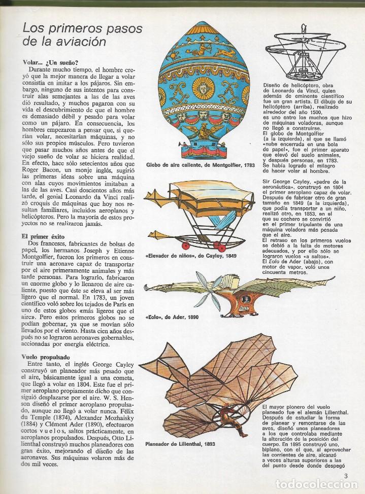Libros de segunda mano: AVIONES - BIBLIOTECA VISUAL - EDT. SANTILLANA, 1 &ordf; ED. 1972. - Foto 2