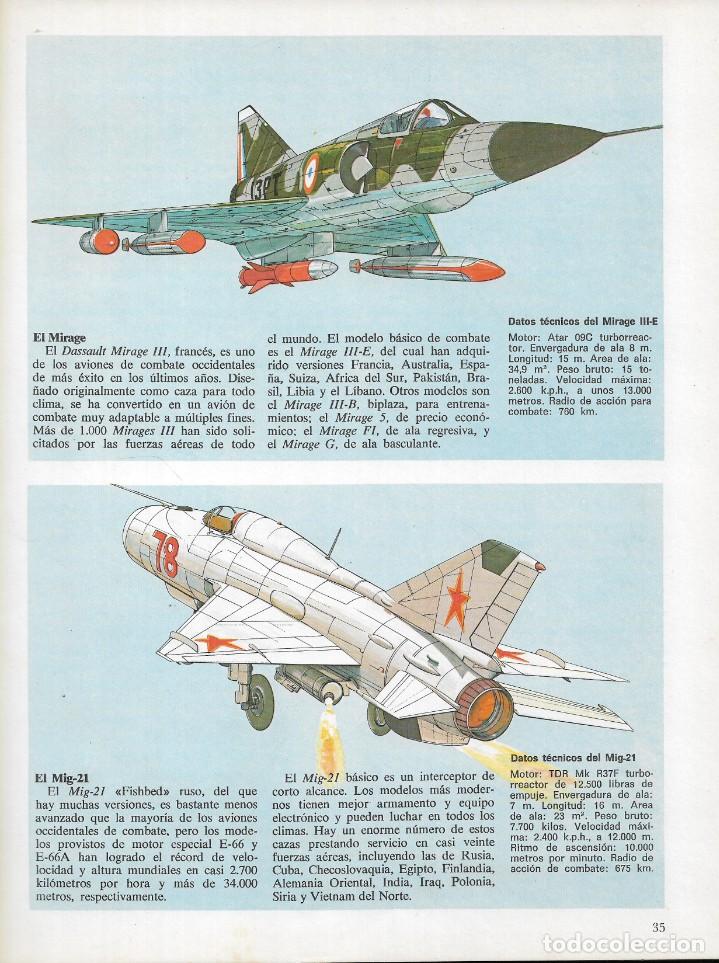 Libros de segunda mano: AVIONES - BIBLIOTECA VISUAL - EDT. SANTILLANA, 1 &ordf; ED. 1972. - Foto 5