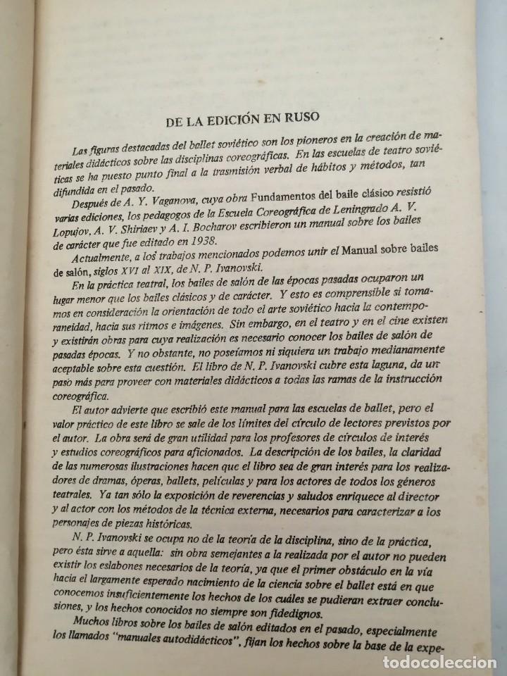Libros de segunda mano: BAILES DE SAL&Oacute;N: SIGLOS XVI-XIX - Foto 4