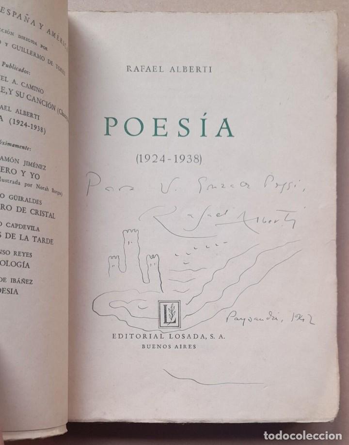 Libros de segunda mano: Rafael Alberti - Poes&iacute;a - 1940 Firmado SIGNED - Foto 2