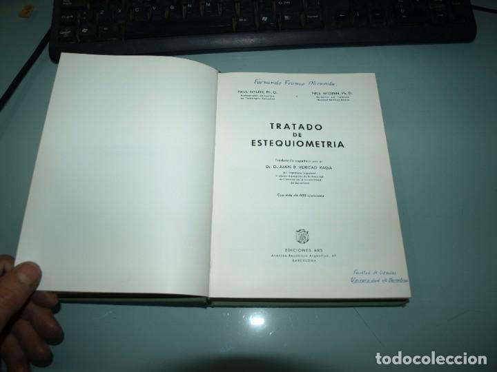 Libros de segunda mano: Tratado de estequiometria,Juan Vericad Raga - Foto 1