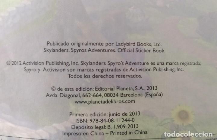 Libros de segunda mano: Libro Skylanders adhesivos - Foto 4