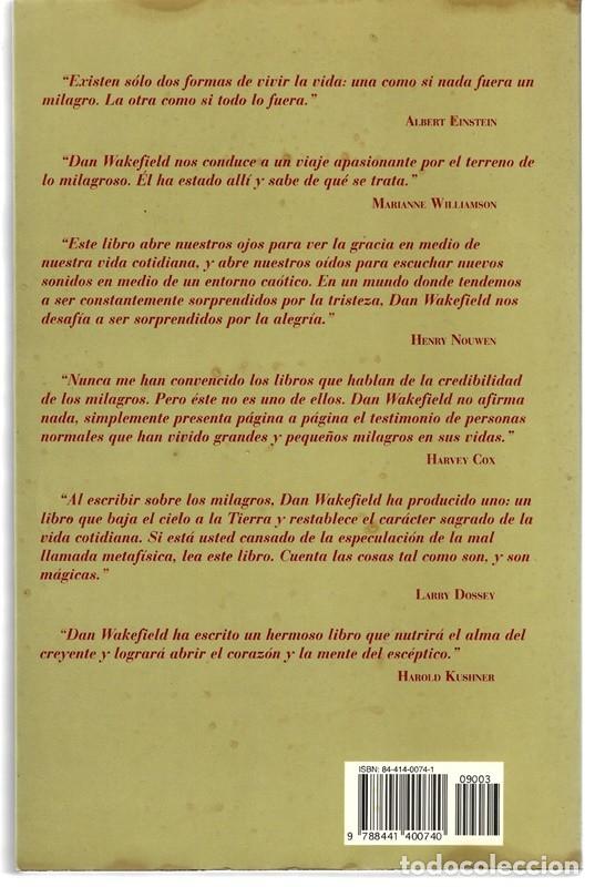 Libros de segunda mano: ABRE TU CORAZ&Oacute;N A LOS MILAGROS DAN WAKEFIELD - Foto 2